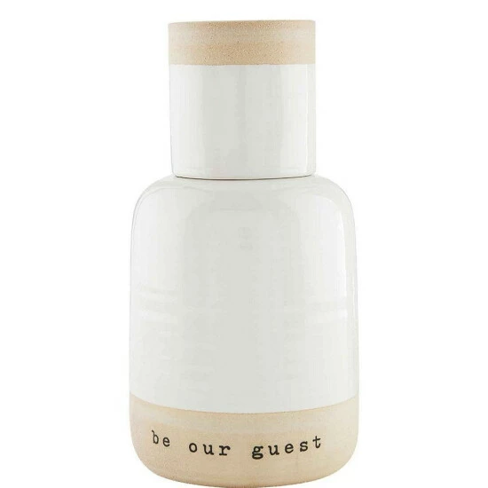 Cheapest ๐ Mud Pie Farmhouse Collection Stoneware Bedside Carafe Set ๐ 3 Cheapest ๐ Mud Pie Farmhouse Collection Stoneware Bedside Carafe Set ๐