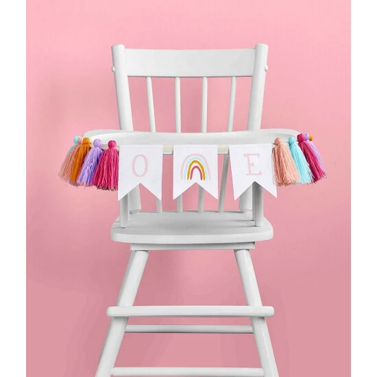 Promo 𧨠Mud Pie Baby π§ Girls First π₯³ Birthday One Rainbow Banner Pink 𧨠5 Promo 𧨠Mud Pie Baby π§ Girls First π₯³ Birthday One Rainbow Banner Pink 𧨠- Image 3