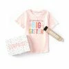 Budget 🔔 Mud Pie Little 👧 Girls Promoted Sibling T-Shirt Gift Set Pink ✔️ -Mud Pie Store unnamed file 787