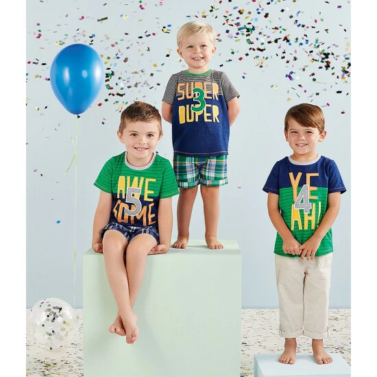 Promo π Mud Pie Little Boys 4T Short-Sleeve 4th π Birthday Yeah Tee Yellow π― 4 Promo π Mud Pie Little Boys 4T Short-Sleeve 4th π Birthday Yeah Tee Yellow π― - Image 2