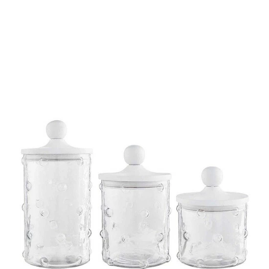 Top 10 𧨠Mud Pie Classic Home Collection Hobnail Glass Canisters, Set Of 3 βοΈ 3 Top 10 𧨠Mud Pie Classic Home Collection Hobnail Glass Canisters, Set Of 3 βοΈ