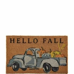 Best reviews of 😉 Mud Pie Festive Fall Collection Hello Fall Coir Door Mat 🌟