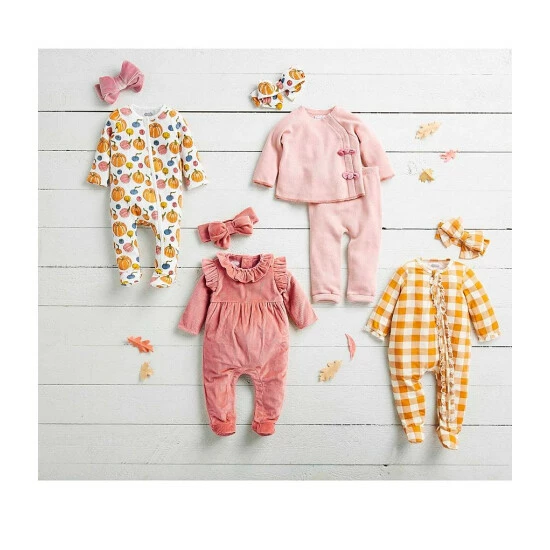 Budget π₯ Mud Pie Baby π§ Girls 3-12 Months Waffel Knit Long-Sleeve Kimono Top & Matching Leggings Set Pink β€οΈ 5 Budget π₯ Mud Pie Baby π§ Girls 3-12 Months Waffel Knit Long-Sleeve Kimono Top & Matching Leggings Set Pink β€οΈ - Image 3