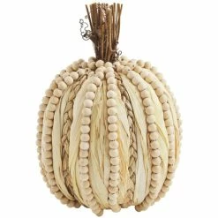 Top 10 💯 Mud Pie Festive Fall Collection Beaded Husk Pumpkin Decor ❤️