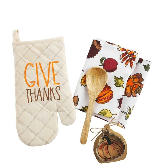 Wholesale ๐ฅฐ Mud Pie Festive Fall Collection Give Thanks Oven Mitt Set ๐ 4 Wholesale ๐ฅฐ Mud Pie Festive Fall Collection Give Thanks Oven Mitt Set ๐ - Image 2