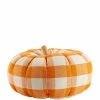 Wholesale 🧨 Mud Pie Festive Fall Collection Large Plaid Pumpkin Decor Orange/white ⭐ -Mud Pie Store unnamed file 848