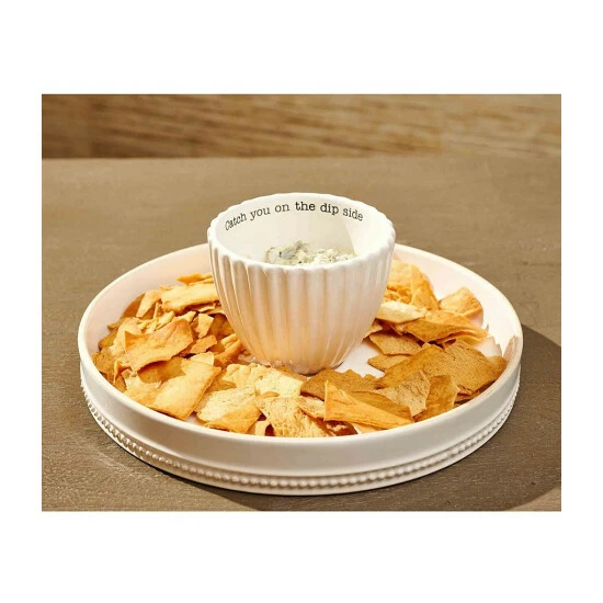 Budget ๐ Mud Pie Circa Reversal Pedestal Chip & Dip Server ๐ฅ 8 Budget ๐ Mud Pie Circa Reversal Pedestal Chip & Dip Server ๐ฅ - Image 6