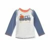 Budget 🎁 Mud Pie Baby Boys/Little Boys 12 Months-5T Off To The Patch Color Block Raglan-Sleeve Knit Tee Blue 👍 -Mud Pie Store unnamed file 869