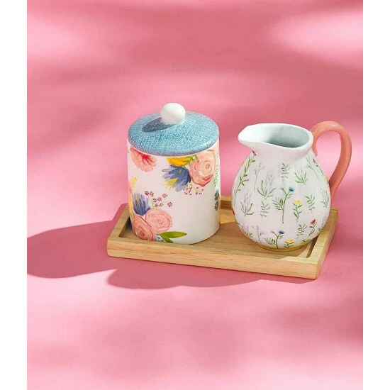 Best Pirce π Mud Pie Botanica Floral Cream And Sugar Set Multi π₯ 4 Best Pirce π Mud Pie Botanica Floral Cream And Sugar Set Multi π₯ - Image 2