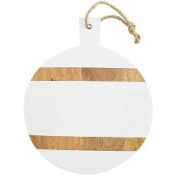 Best Pirce 🛒 Mud Pie White House Collection Colorblock Mango Wood Trivet 🤩