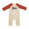 Best reviews of 😀 Mud Pie Baby Boys 3-12 Months Pumpkin/Tractor Raglan-Sleeve Color Block Coverall Natural 😀 -Mud Pie Store unnamed file 903