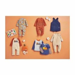 Best reviews of 😀 Mud Pie Baby Boys 3-12 Months Pumpkin/Tractor Raglan-Sleeve Color Block Coverall Natural 😀 -Mud Pie Store unnamed file 904