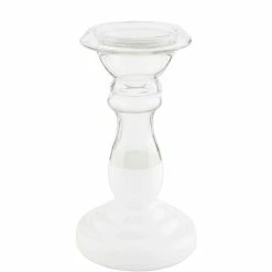 Cheapest ✔️ Mud Pie Mercantile Collection Two- Tone Glass Candlesticks 😉