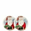 Cheap 💯 Mud Pie Holiday Round Santa And Wreath Salad Plates, Set Of 2 Natural ⭐ -Mud Pie Store unnamed file 91