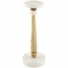 Coupon 😉 Mud Pie Bistro Collection White Marble & Mango Wood Candlesticks ⌛ -Mud Pie Store unnamed file 927